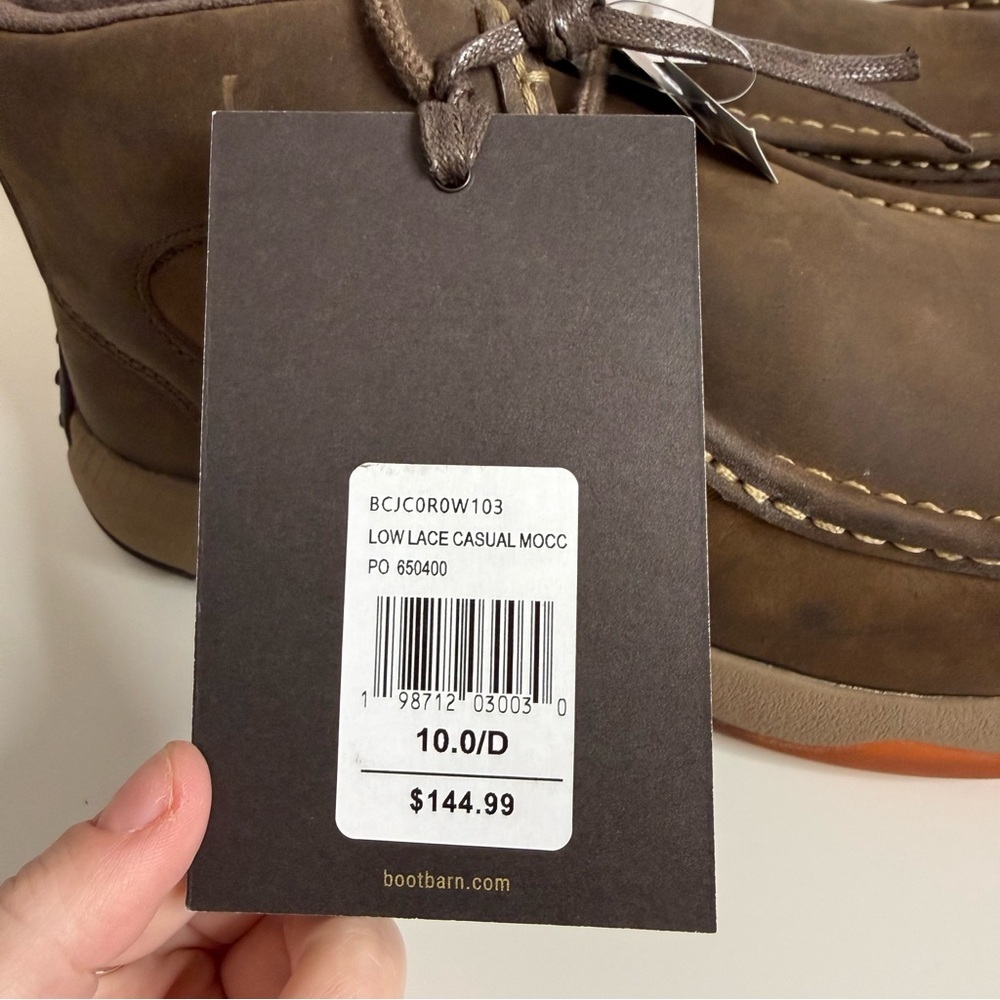 CODY JAMES MEN'S LOW CUT CASUAL DRIVER WORK SHOES - COMPOSITE TOE Brown US 10 - Picture 10 of 12